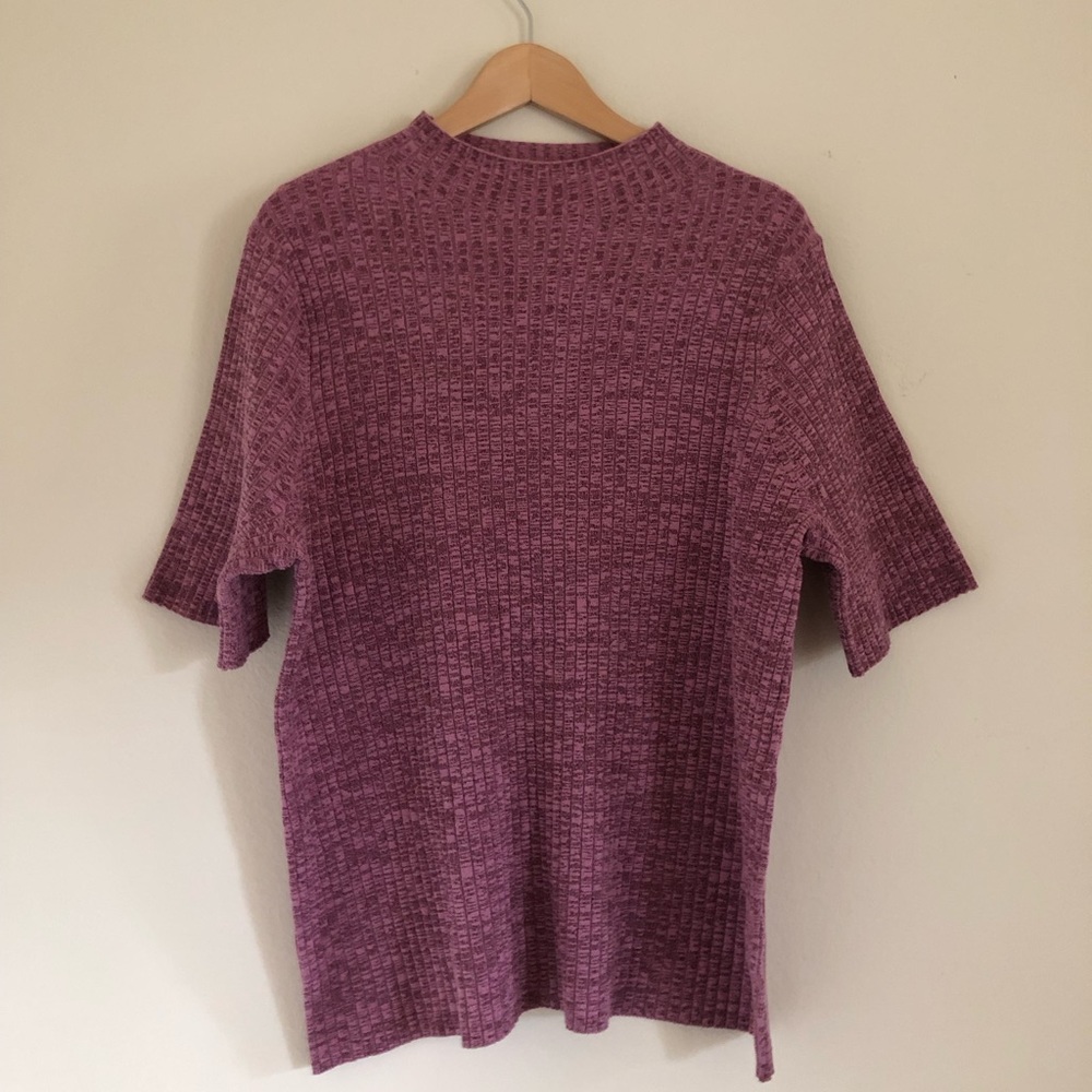 Ribbed Mockneck